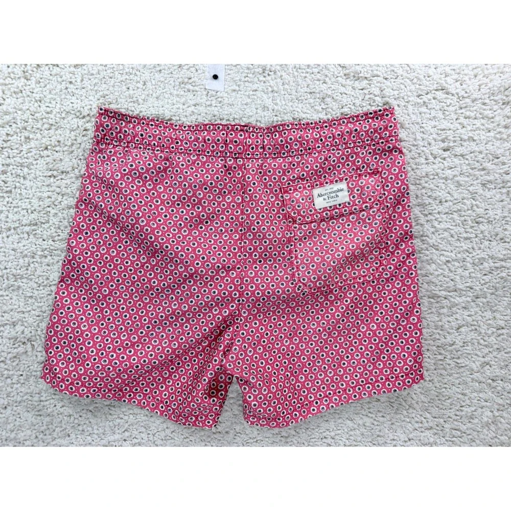 Abercrombie & Fitch Swim Trunks Mens Medium Pink Excellent Floral Board Shorts